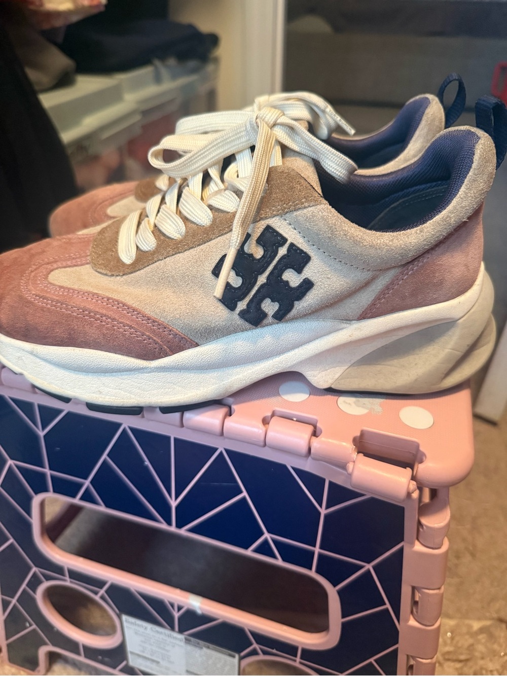 Tory Burch
Good Luck Leather Trainer Sneaker